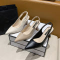 2024 Summer Casual Fashion Pointed Toe Stiletto Sandals New Elegant Banquet Comfortable High Heels Women's Shoes NO:001.