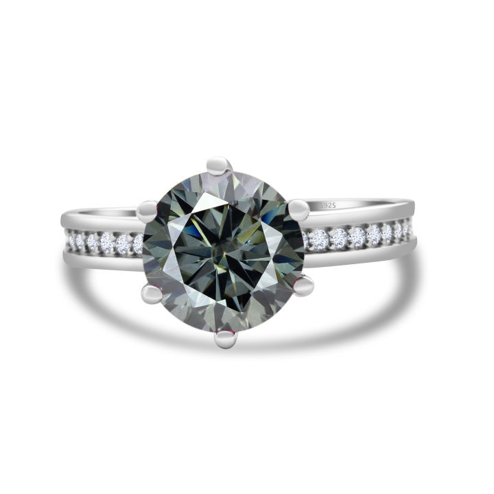 Real%203%20Carat%209mm%20pink%20Moissanite%20Wedding%20Ring%20for%20Women%20925%20Sterling%20Silver%20Round%20Brilliant%20Lab%20Diamond%20Engagement%20Rings%20Gift%20-%20Image%207