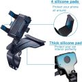 Car Phone Holder Mount for Dashboard, 1200° Rotating Cell Phone Holder for Car, Universal Big Clamp Car Phone Mount Compatible. 