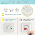 10pcs Outlet Covers Baby Proofing Safety -Child Secure Electric Plug Protectors With Hidden Handle For Kids Toddler Protection. 