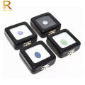 Quality Loose Diamond Display Box PU Leather Case Gem Stone Storage Box Black White Pad Bead Pendant Gemstones Organizer Holder. 