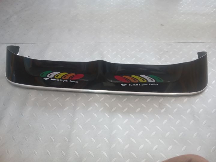 Three weel front sun visor