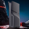 ABS Hard Case Replacement Faceplate Shockproof Side Plate Shell Faceplate Case Cover for Playstation 5 Slim Disc Edition Console.