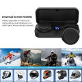 Motorcycle Helmet Speakers HiFi Sound Motorcycle Bluetooth Headset 50 Hours Battery Life for Outdoor Sports Skiing Climbing.