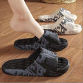Big Size 48-49 Men Slippers Soft Sole EVA Indoor Outdoor Open Toe Flip Flops Non-Slip Beach Slides Flat Sandals Printing Slides.