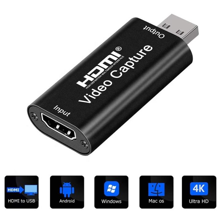 1080p HDMI USB Capture Device-0Video Recording,Seamless Streaming ...