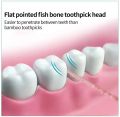 Interdental Silicone Brushes 200 Units Dental Toothpicks Brush Between Teeth Silicone Toothpicks With Thread Oral Cleaning Tools. 