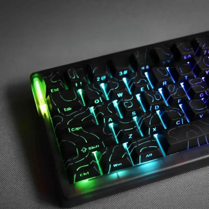 2025%20Super%20Contour%20PBT%20Keycaps%20Side%20Glow%20Light%20Mechanical%20Keyboard%20Original%20Factory%20Height%20for%2061/68/75/84/87%20Keys%20Game%20Keyboard%20-%20Image%203