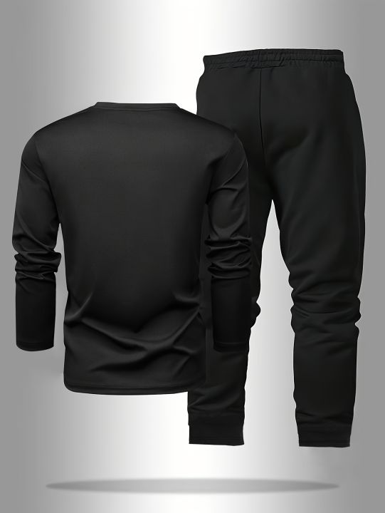 2-piece%20men's%20sleepwear%20set%20for%20spring%20summer%20autumn%20winter%20long%20sleeved%20pants%20letter%20patterned%20base%20shirt%20home%20wear%20set%20-%20Image%202