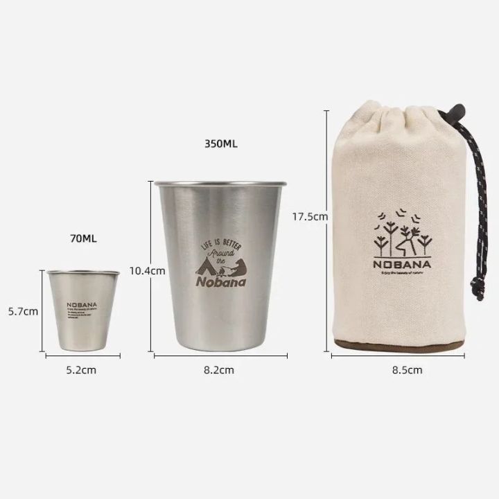 Outdoor%20304%20Stainless%20Steel%20Cup%20Set%20Camping%20Cup%204/6/8PCS%20Camping%20Portable%20Water%20Cup%20Travel%20Coffee%20Cup%20Picnic%20Barbecue%20Beer%20Cup%20-%20Image%206