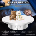 Photography Turntable Electric Rotating Display Stand 360 Degree with Remote Control Motorized Turntable for Photos or Videos. 