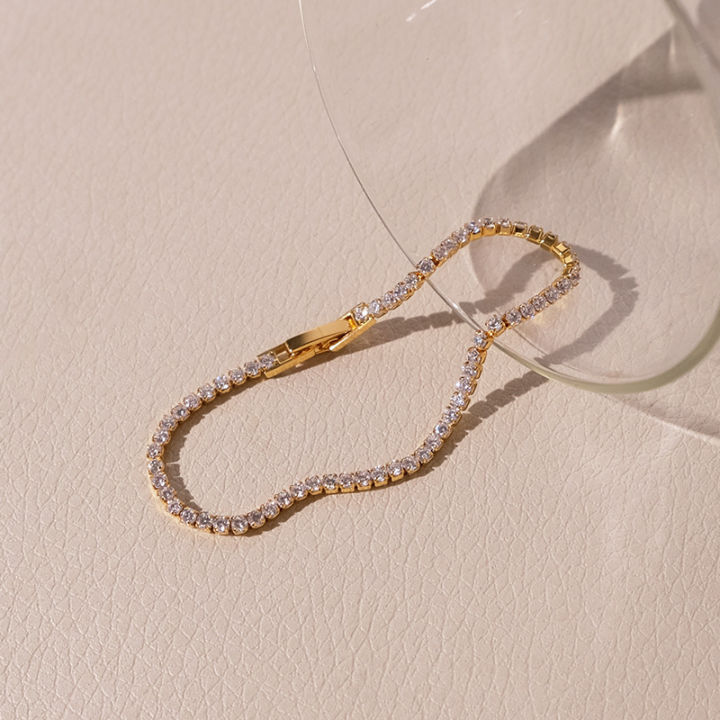 Sparkling%20Cubic%20Zircon%20Tennis%20Bracelets%20for%20Women%20Luxury%20Dainty%20Stackable%20Gold%20Color%20Chain%20Crystal%20CZ%20Banquet%20Wedding%20Jewelry%20-%20Image%207