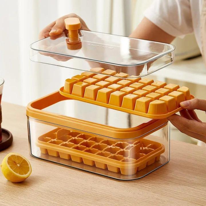 Ice%20Cube%20Tray%20with%20Lid%20&%20Bin,%20Upgraded%20One%20Button%20Release%20Ice%20Cube%20Trays,%20Ice%20Maker%20Mold%20for%20Freezer%20with%20Container,%2032x2%20PCS%20Tiny%20Ice%20Cube%20Tray%20Crushed%20Ice%20Tray%20for%20Chilling%20Drinks%20Coffee%20Juice%20-%20Image%204