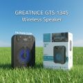 GREATNICE GTS-1345 Bluetooth, USB, TF Card Supported Speaker With FM Radio & Lighting Effects. 