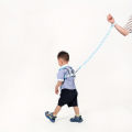 Kids Anti-Lost Leash with Pulling Rope, Anti-Lost Back Pack, Safety Strap with Spring Rope, Blue and Pink Polyester, for. 