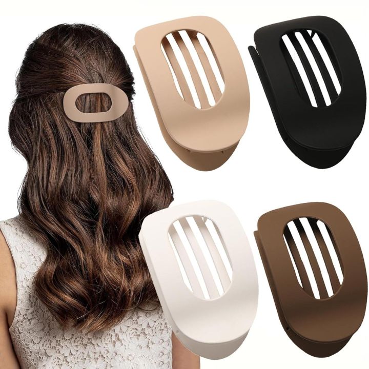 4%20PCS%20Flat%20Hair%20Clips,%20Round%20Lay%20Down%20Hair%20Claw%20Clips%20for%20Women%20Girls,%20Comfortable%20Curved%20Flat%20Clips%20for%20Thick%20Thin%20Hair%20-%20Image%207