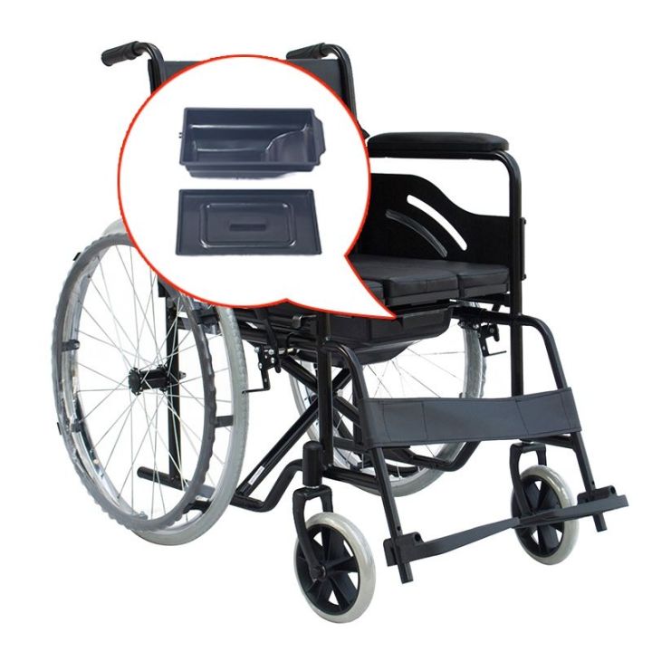 Softa Care Commode Wheel Chair With Seat Belt