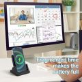 Wireless Charger Pad Stand Desktop Ultra-thin Mobile Phone For iPhone 16-12   Fast Charging Dock Station. 