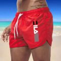 Summer Shorts Men Fast Drying Swim Shorts Breathable Net Fast Drying Surf Beach Pants Men's Fitness Pants Elastic Waist Shorts. 
