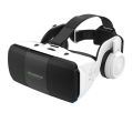 Shinecon G06A VR Headset with Detachable Headphones for 4.5-7.0 Inch Smartphones, Adjustable Goggles, Full-Screen VR Gaming Glasses. 