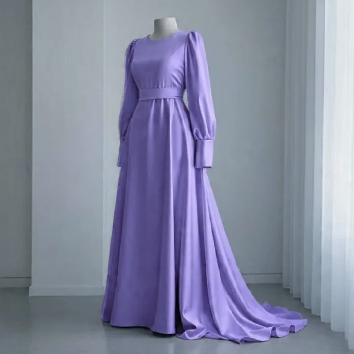 Luxury%20Silk%20Maxi%20Dress%20for%20Women%20%7C%20Light%20Blue%20Full%20Sleeves%20Long%20Gown%20%7C%20Elegant%20Modest%20Party%20&%20Wedding%20Wear%20%7C%20Designer%20Satin%20Stitched%20Frock%20-%20Image%207