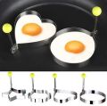 4pcs egg mold fried egg cooking mold shaper stainless steel kitchen pan cake. 