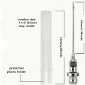 5pcs Grease Needles, Mini Bearing Grease Needle Nozzle Portable Removable Needle Air Nozzle Grease Tool For Ball Joints. 