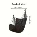 1pc Leisure Fabric Hammock Chair Outdoor Swing Chair Hammock Dormitory Hammock Chair Anti Rollover Hammock(With Storage Bag. 