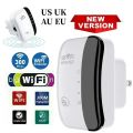 Wifi Repeater Wireless Signal Amplifier Extended Network Enhancer EU US Home Router 300Mbps Through The Wall Bedroom Receive Moving. 