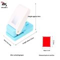 (ZYDD01)1PCS Rectangle Postage Stamp Punch Lever Action Craft Punch For Paper Crafting Scrapbooking Punching Tool. 