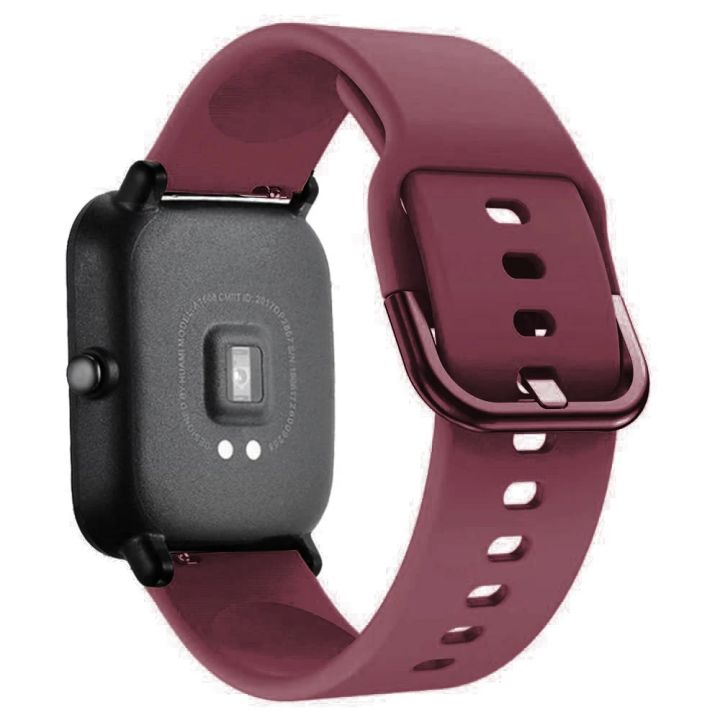 20mm/22mm%20Silicone%20band%20For%20Amazfit%20GTS/2/2e/3/4%20GTS2%20Mini/GTR%204/3/Pro/47mm/GTR2/2e/stratos/3%20Bracelet%20Bip/U/S/lite%20Watch%20strap%20-%20Image%207