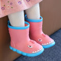 Dinosaur Children's Rain Boots Boys And Girls Cute Anti-slip Wear-Resistant Rain Shoes Soft Soled Outdoor Waterproof Shoes.