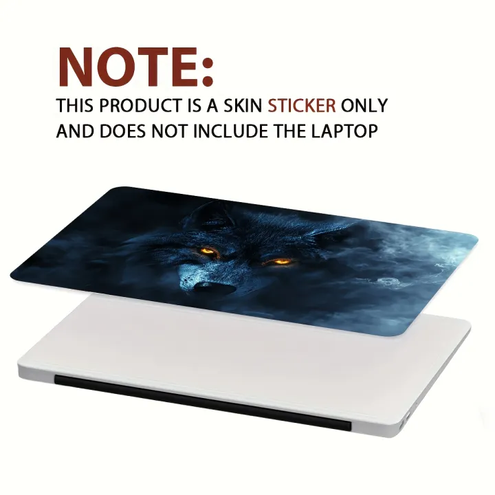 Vinyl%20Notebook%20Case%20Wolf%20Sticker,%202-Pack,%20Scratch%20Resistant%20DIY%20Art%20Case%20for%20Laptops%20-%20Easy%20to%20Paste%20-%20Image%203