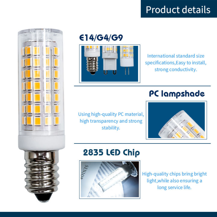 10pcs/lot%20E14%20G9%20G4%20LED%20Lamp%20AC%20220V%203W%205W%209W%20Ceramic%20360%20Beam%20Angle%20Led%20Bulb%20Warm/Cold%20White%20Spotlight%20Replace%20Halogen%20Light%20-%20Image%203