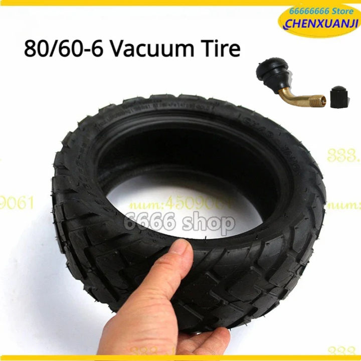 80/60-6 Tyre 80/60-6 Vacuum Tubeless Tire for E-Scooter Motor Electric Scooter Go Karts ATV Quad