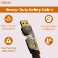 VOOXE 4 in 1  65 W Fast Charging Data Cable  Nylon Braided Magnetic A Port To Type C | Iphone-Cable To USB,USB To C Type,USB A To Iphone Cable, Type C to Laptops (Multipurpose). 