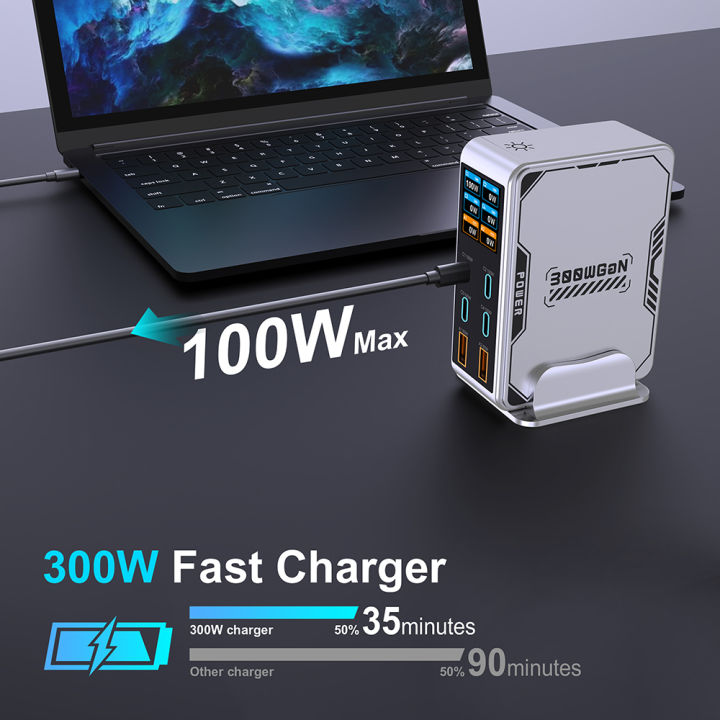 Ubigbuy%20300W%20GaN%20Charger%20PPS%20PD%20100W%20USB%20Type%20C%206-Port%20Digital%20Display%20Desktop%20Fast%20Charging%20Station%20for%20MacBook%20iPhone%20%20-%20Image%205
