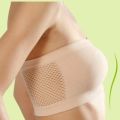 Summer Breathable Mesh Invisible Strapless Chest Wraps Tube Tops Sexy Strapless Crop Top Bra Lady Bandeau Boob Tube Brassiere. 