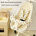 3-Piece Set of Stroller Armrest Covers, Safety Belt Shoulder Protectors - Anti-Bite Straps, Removable and Washable, 3D Honeycomb Breathable and Not Stuffy, Essential Accessory for Moms to Walk Their Babies, Universal Model Armrest Covers.. 