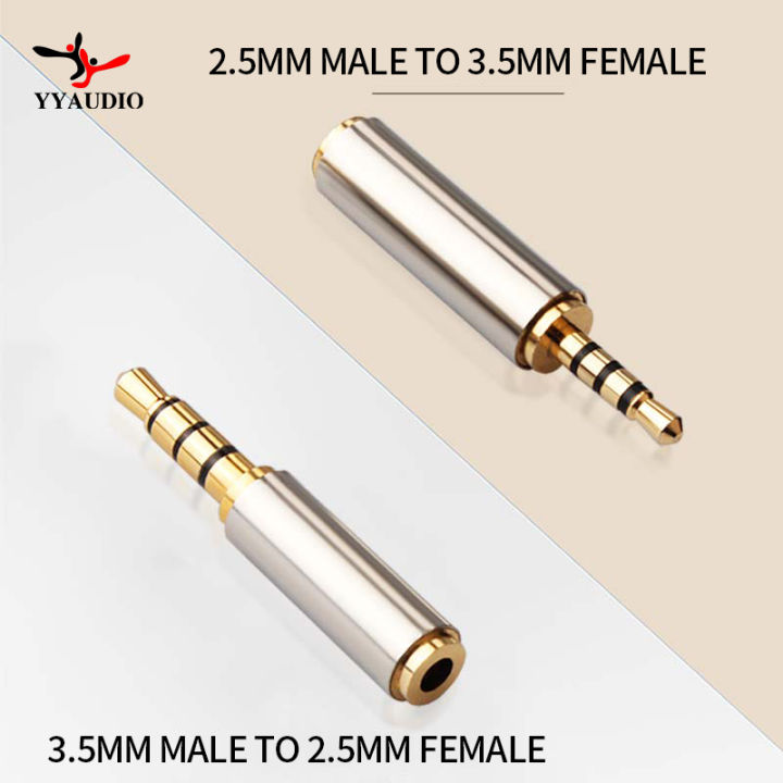 Jack 3.5 mm to 2.5 mm Audio Adapter 2.5mm Male to 3.5mm Female Plug Connector for Aux Speaker Cable Headphones Micphone Jack 3.5