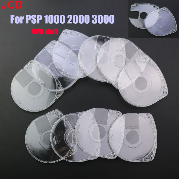 JCD 1pcs Replacement Game Disc Storage Shell Cover PSP UMD Protective Clear Case Shell For PSP 1000/2000/3000 Fix Accesies