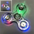 Luminous LED Light Fidget Spinner Hand Top Spinners Glow in Dark Light EDC Fidget Spinner Finger Stress Relief Toys. 