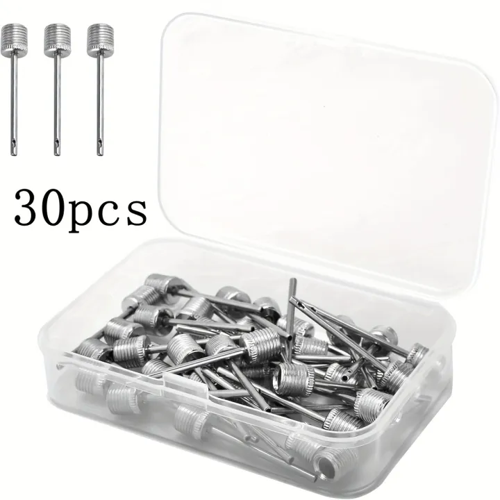 Inflator Pin 30pcs Sport Ball Pump Needles For Football Basketball Soccer Inflator ...