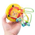 Colorful Wooden Roller Coaster Educational Circle Toy For Preschool Learning Bead Maze Toy Perfect Gift For Young Children. 