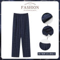 New Style Hot Sale Cotton Plaid Pajama Pants For Adluts Home Furnishing Cotton Trousers Cotton Pajama Men Sleep Bottom Home Wear.