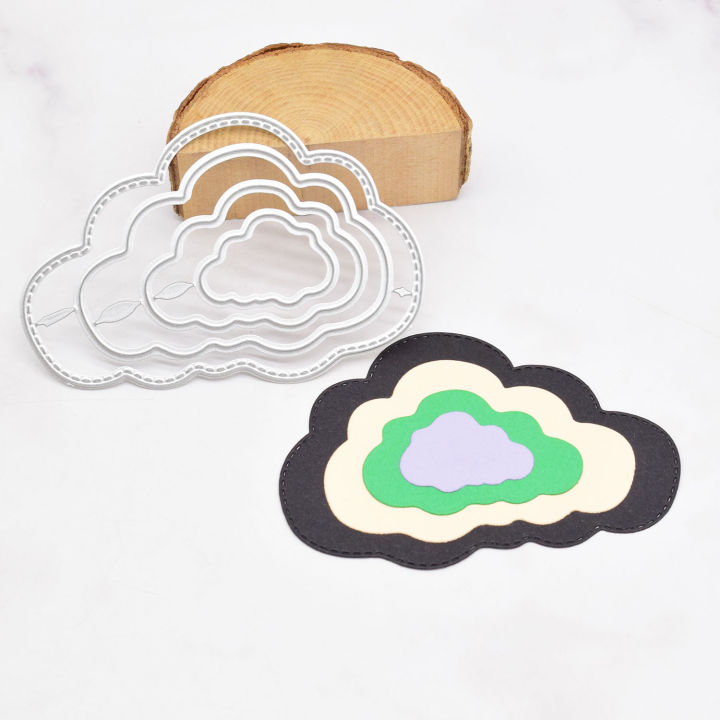 Cloud Frame Metal Cutting Dies Sets for Diy Scrapbooking Card Making Paper Craft