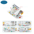 3D Visual Tail Cloth Book Baby Tear Resistant Biteable Cognitive Tool Interactive Parent-Child Fun Development Infants Toddlers.