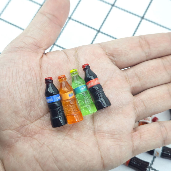 Dollhouse Miniature Sparkling water Drink Bottles Pretend Play Kitchen Game Party Toys