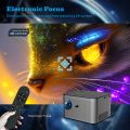 HY350 ANDROID 11.0V (CPU ALLWINNER H713) SMART PROJECTOR 2GB+32GB DUAL SPEAKER 1080P WITH DUAL BAND WIFI6 AND BLUETOOTH 5.0 BRIGHTNESS (LUMENS) 580 ANSI SUPPORT 4K. 