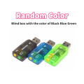 3D 5.1 USB Sound Card Channel Audio Adapter with Mic Microphone Earphone Interface Headphone Speaker PC Computer Laptop.